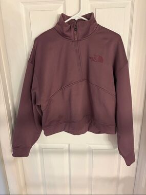 The North Face Dusty Mauve Quarter-Zip Pullover